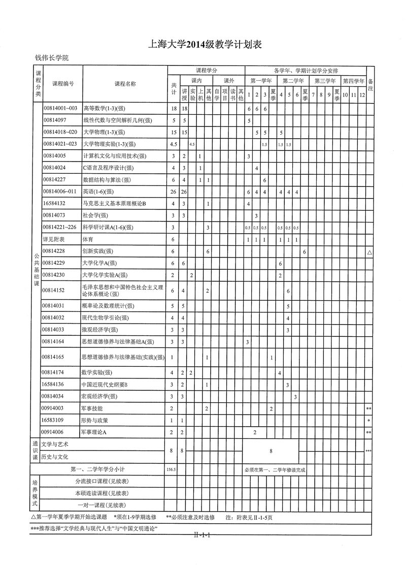 2013年两年基础教学计划